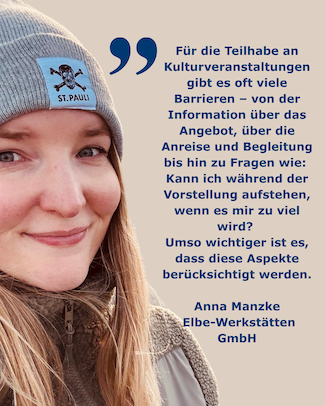Zitat und Bild von Anna Manzke